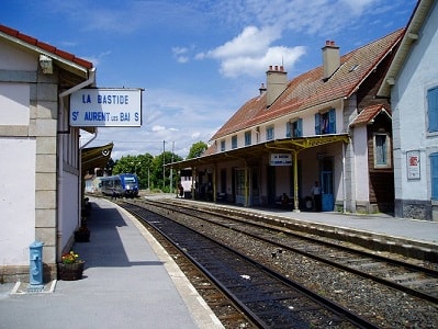 The station at La Bastide-Puylaurent in Lozere